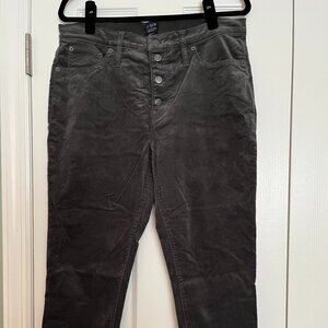 J Crew Gray Corduroy Pants, Size 32 P